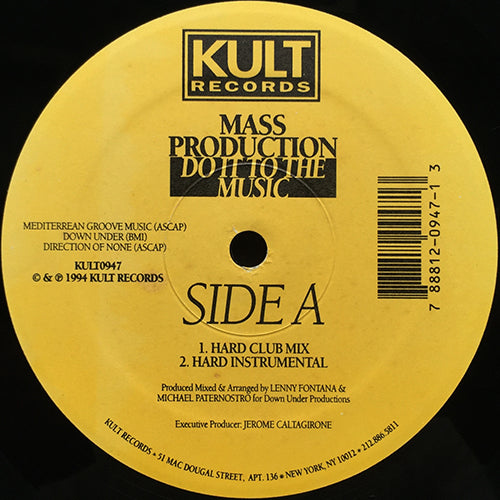 MASS PRODUCTION // DO IT TO THE MUSIC (4VER)