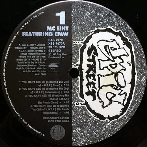 MC EIHT feat. CMW // YOU CAN'T SEE ME (7VER) / RUN 4 YOUR LIFE