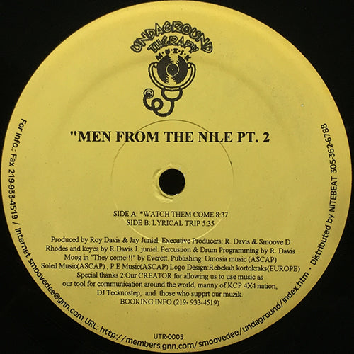 ROY DAVIS JR. & JAY JUNIEL // MEN FROM THE NILE PT. 2 (EP) inc. WATCH THEM COME (8:37) / LYRICAL TRIP (5:35)