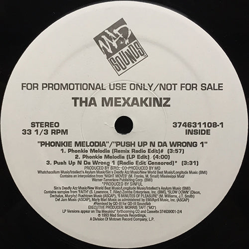 MEXAKINZ // PHONKIE MELODIA (4VER) / PUSH UP N DA WRONG 1 (2VER)