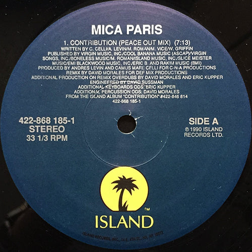 MICA PARIS feat. RAKIM // CONTRIBUTION (DAVID MORALES REMIX) (3VER)