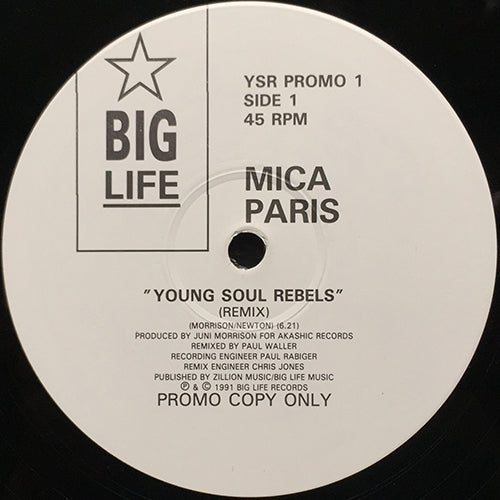 MICA PARIS // YOUNG SOUL REBELS (REMIX & ORIGINAL) (2VER)