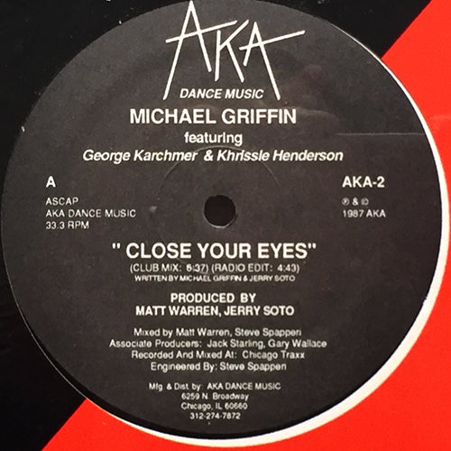 MICHAEL GRIFFIN feat. GEORGE KARCHMER & KHRISSIE HENDERSON // CLOSE YOUR EYES (3VER)