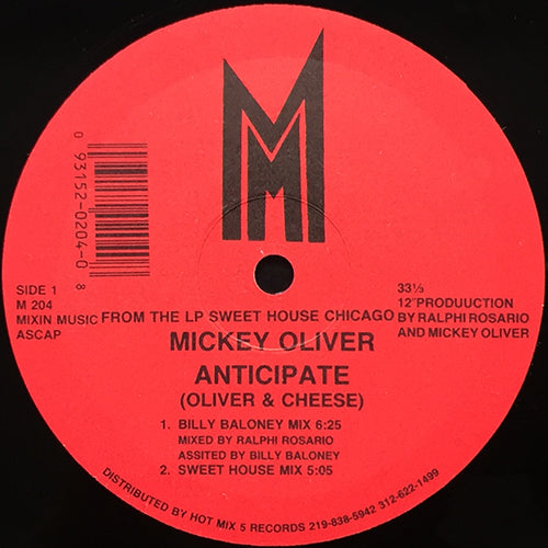MICKEY OLIVER // ANTICIPATE (4VER)