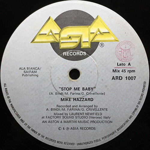 MIKE HAZZARD // STOP ME BABY (5VER)