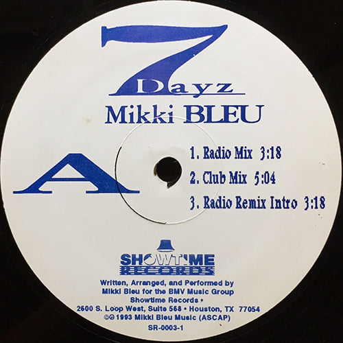 MIKKI BLEU // 7 DAYZ (5VER)