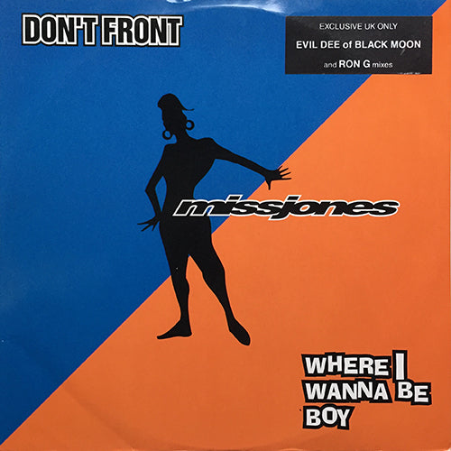 MISS JONES // DON'T FRONT (2VER) / WHERE I WANNA BE BOY (2VER)