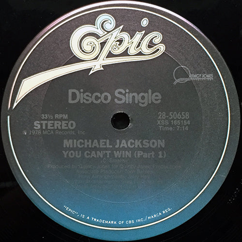 MICHAEL JACKSON // YOU CAN'T WIN (PART 1) (7:14) / (PART 2) (2:58)