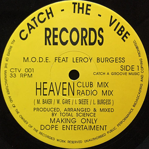 M.O.D.E. feat. LEROY BURGESS // HEAVEN (2VER) / MISSING YOU (2VER)