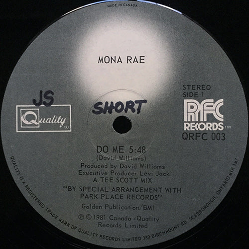 MONA RAE // DO ME (8:28/5:48)