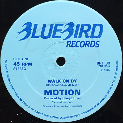 MOTION // WALK ON BY (6:09) / CRAZY BEAT (4:50)