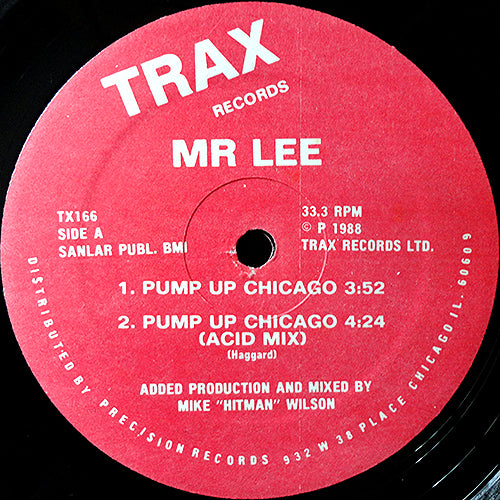 MR. LEE // PUMP UP CHICAGO (2VER) / PUMP UP LONDON / PUMP UP NEW YORK