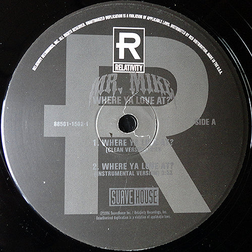 MR. MIKE // WHERE YA LOVE AT? (3VER) / G'S PERSPECTIVE