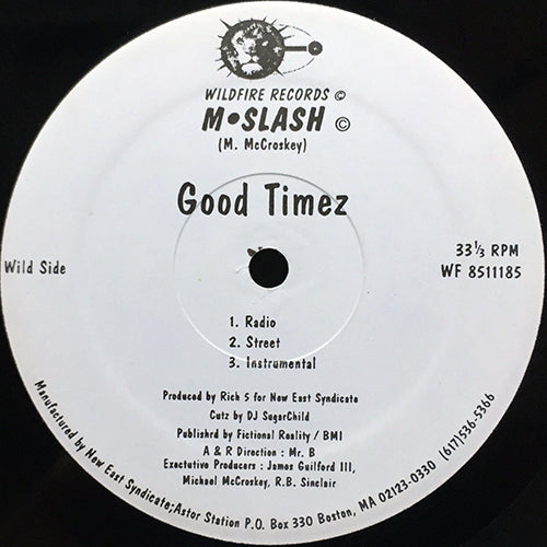 M SLASH // GOOD TIMEZ (3VER) / FEEL IT! (3VER)