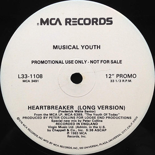 MUSICAL YOUTH // HEARTBREAKER (5:36/3:09)