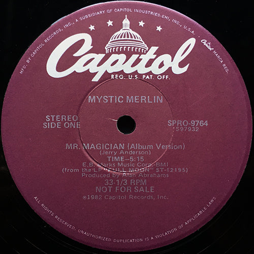 MYSTIC MERLIN // MR. MAGICIAN (5:15/3:40)
