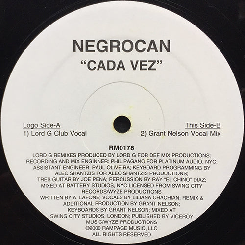 NEGROCAN // CADA VEZ (5VER)