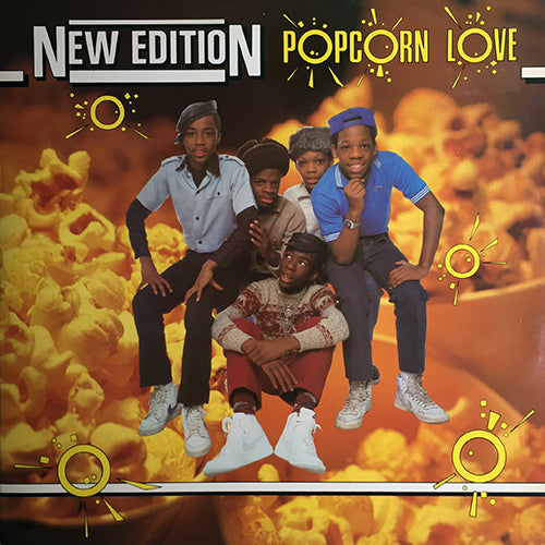 NEW EDITION // POPCORN LOVE (REMIX) / (INST) / PASS THE BEAT