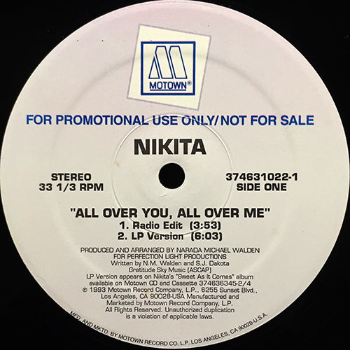 NIKITA // ALL OVER YOU, ALL OVER ME (4VER)
