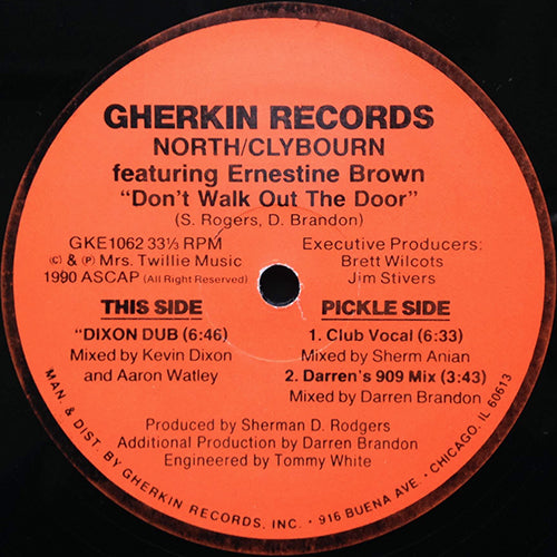 NORTH / CLYBOURN feat. ERNESTINE BROWN // DON'T WALK OUT THE DOOR (3VER)