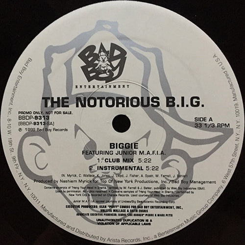 NOTORIOUS B.I.G. // BIGGIE (4VER) – next records japan