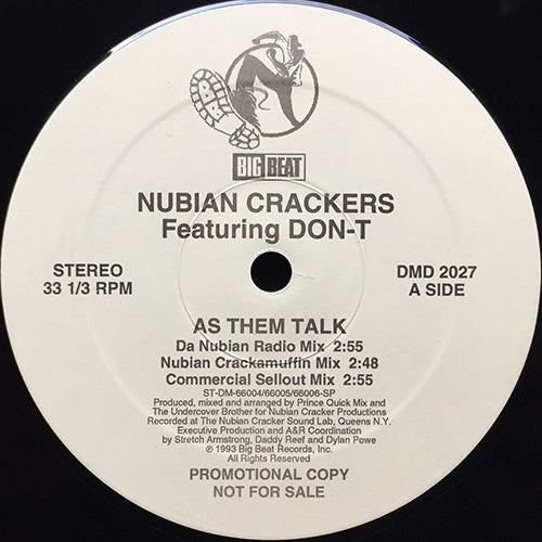 NUBIAN CRACKERS feat. DON-T // AS THEM TALK (7VER)