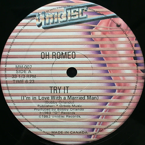 OH ROMEO // TRY IT (I'M IN LOVE WITH A MARRIED MAN) (6:23) / LOOKIN' OUT (5:52)