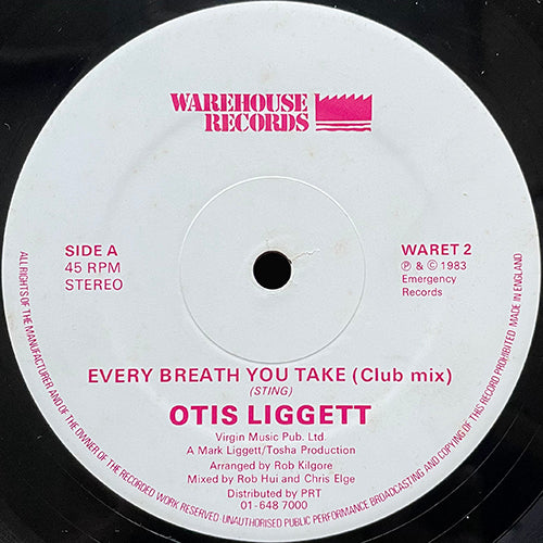 OTIS LIGGETT // EVERY BREATH YOU TAKE (CLUB MIX) / (INSTRUMENTAL)
