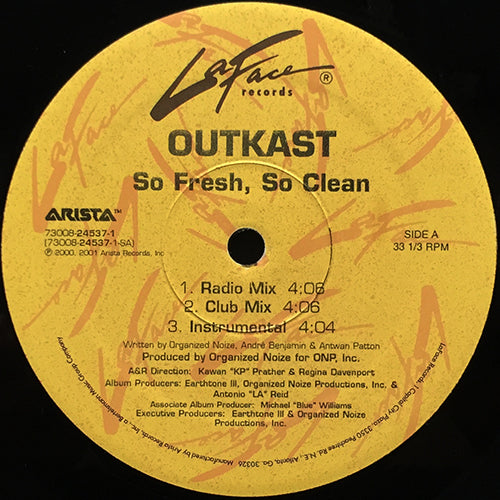OUTKAST // SO FRESH, SO CLEAN (3VER) / GANGSTA SH*T (2VER)
