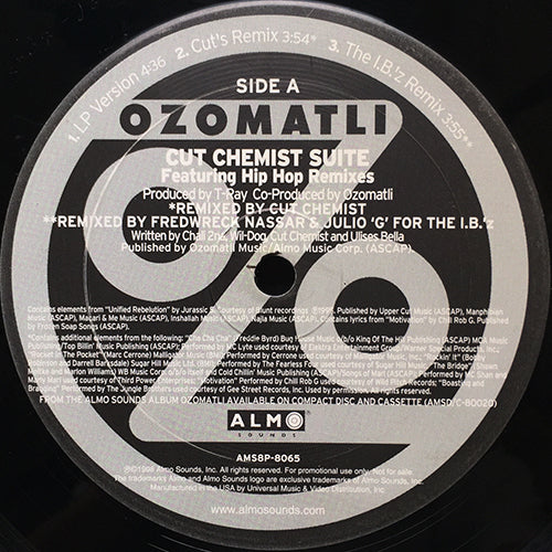 OZOMATLI // CUT CHEMIST SUITE (HIP HOP REMIXES) (6VER)