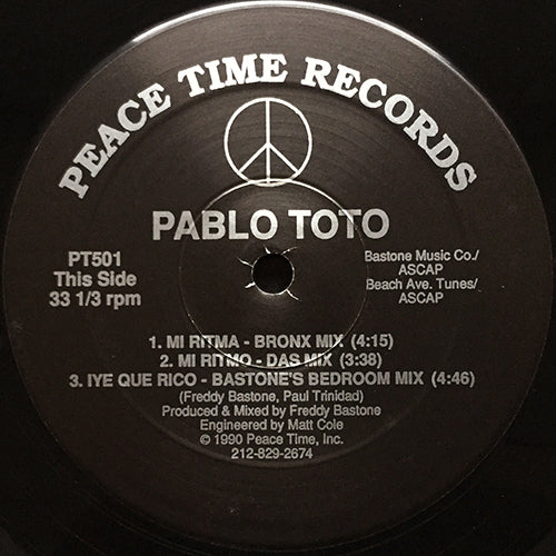 PABLO TOTO // MI RITMA (2VER) / IYE QUE RICO (2VER) / MA MAO (2VER)