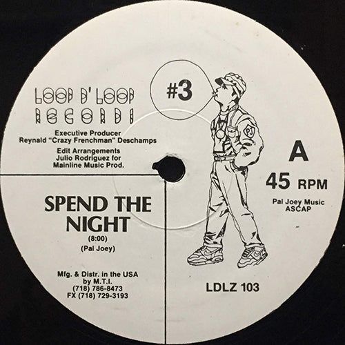 PAL JOEY // #3 (EP) inc. SPEND THE NIGHT / FLIGHT 801