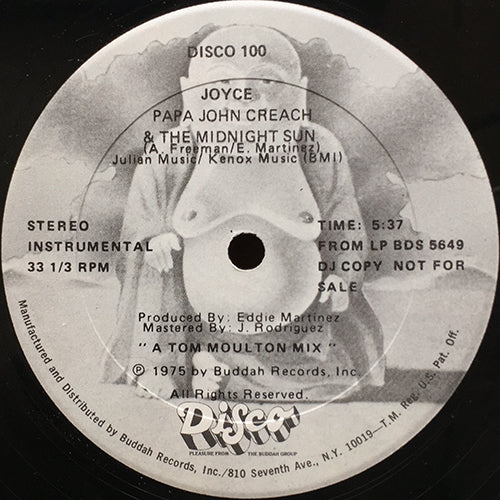PAPA JOHN CREACH & THE MIDNIGHT SUN // JOYCE (5:37) / INST
