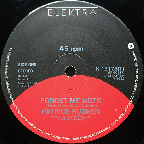 PATRICE RUSHEN // FORGET ME NOTS / HAVEN'T YOU HEARD / NEVER GONNA GIVE YOU UP