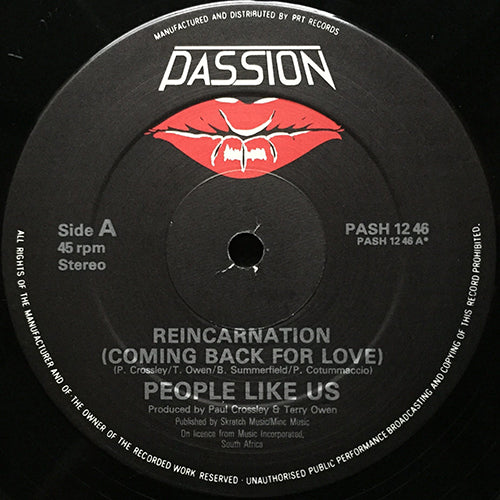 PEOPLE LIKE US // REINCARNATION (COMING BACK FOR LOVE) / (INSTRUMENTAL MIX)