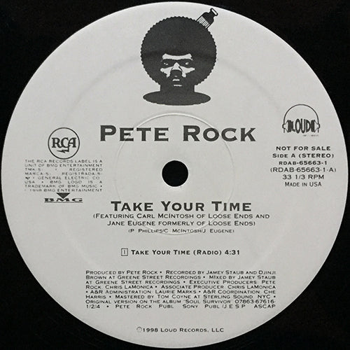 PETE ROCK // TAKE YOUR TIME (2VER)