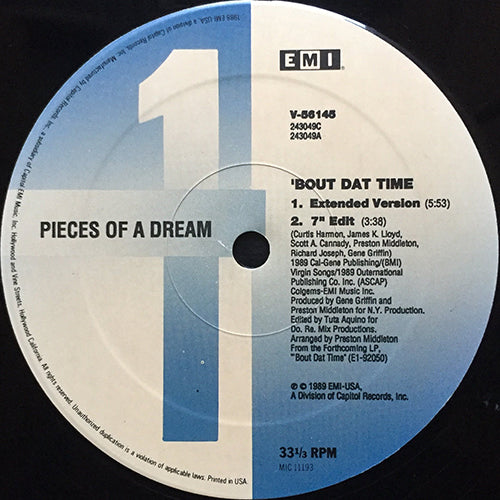 PIECES OF A DREAM // BOUT DAT TIME (3VER)