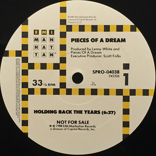 PIECES OF A DREAM // HOLDING BACK THE YEARS (6:27) / ROUND MIDNIGHT (5:08)