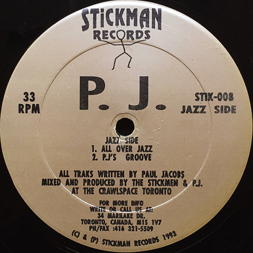 P.J. // ALL OVER JAZZ / P.J.'S GROOVE / LUV WILL MAKE IT RIGHT / WORK IT