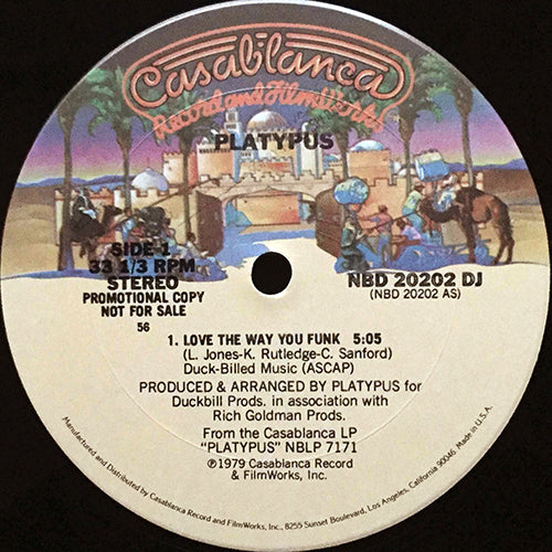 PLATYPUS // LOVE THE WAY YOU FUNK (5:05) / DANCE IF YOU CAN (6:52)