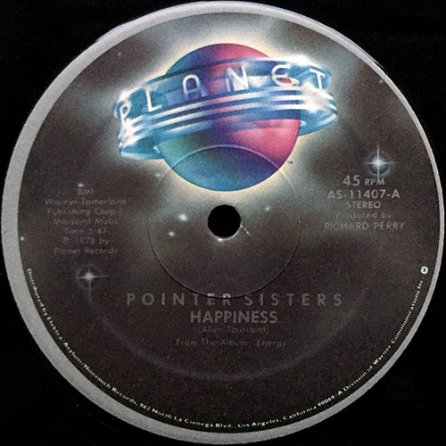 POINTER SISTERS // HAPPINESS (5:47) / FIRE (3:41)