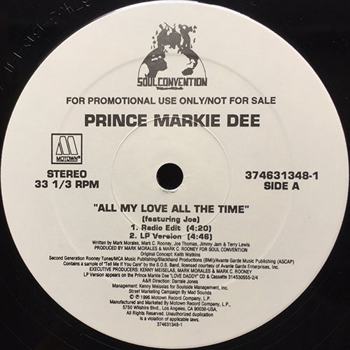 PRINCE MARKIE DEE feat. JOE // ALL MY LOVE ALL THE TIME (4VER)
