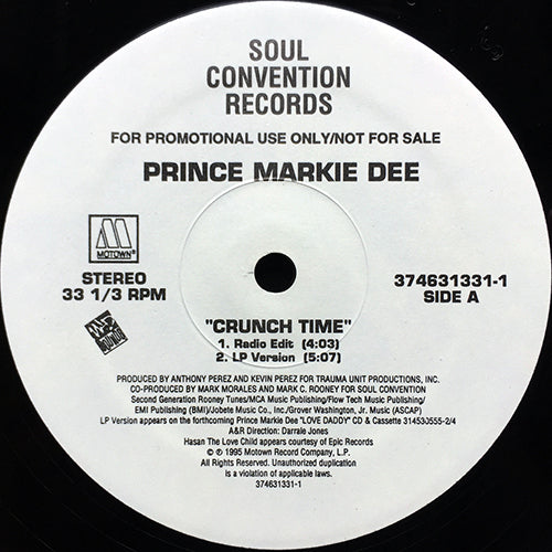 PRINCE MARKIE DEE feat. HASAN THE LOVE CHILD // CRUNCHTIME (4VER)