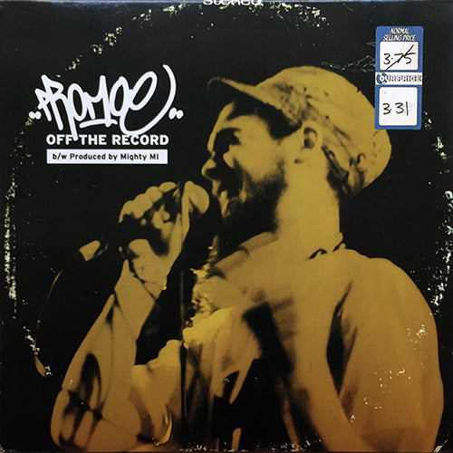 PROMOE // OFF THE RECORD (3VER) / IT'S PROMOE (2VER) / POOR LONESOME HOMEBOY (2VER)