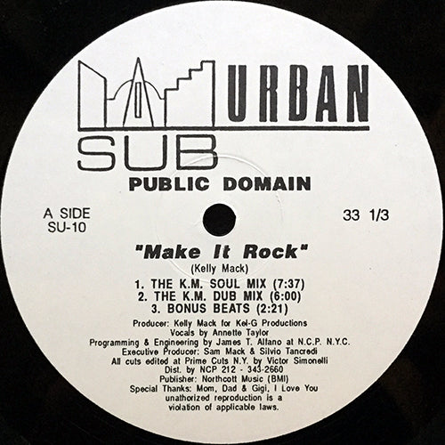 PUBLIC DOMAIN // MAKE IT ROCK (5VER)