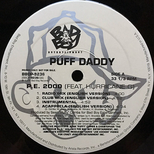 PUFF DADDY // P.E. 2000 (8VER)