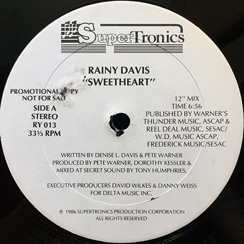 RAINY DAVIS // SWEETHEART (4VER)