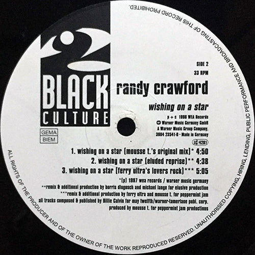RANDY CRAWFORD // WISHING ON A STAR (5VER)