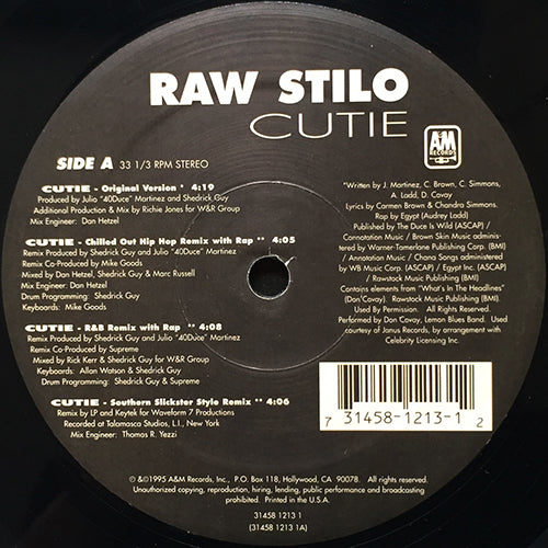 RAW STILO // CUTIE (8VER)
