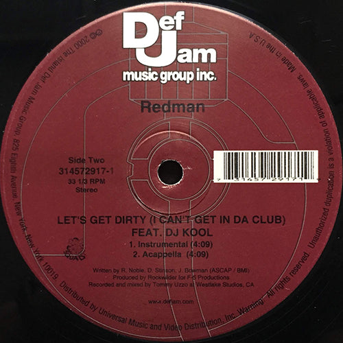 REDMAN feat. DJ KOOL // LET'S GET DIRTY (4VER)